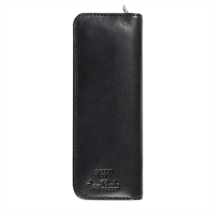 Das Leder Stift-Etui in schwarzem Leder von Tony Perotti.
