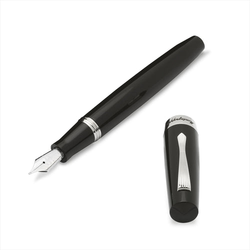 Montegrappa ELMO 02 Füllfederhalter in Farbe Jet Black