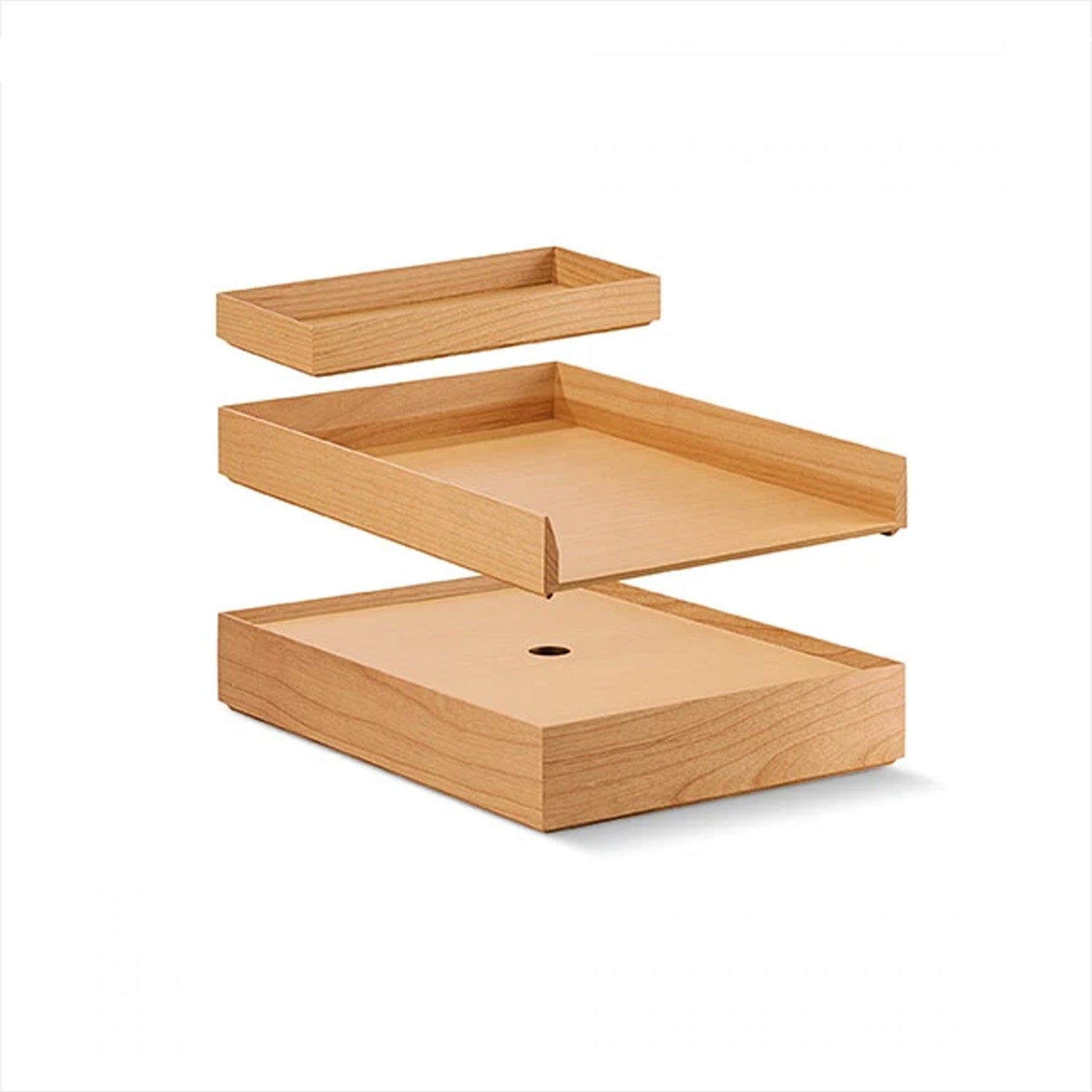 Hochwertige Dokumentenbox von Philippi aus echtem Holz.